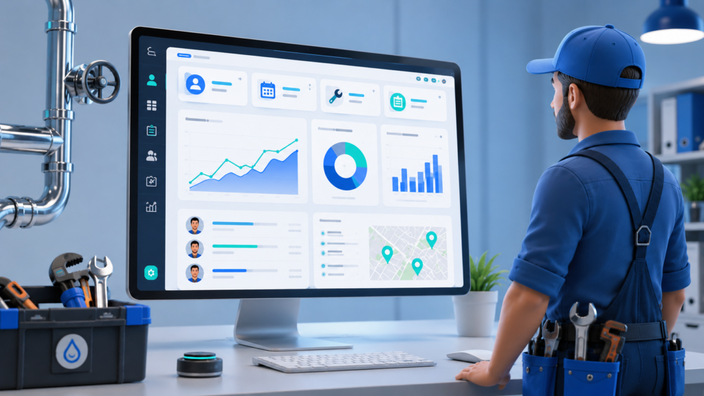 plumbing CRM with scheduling